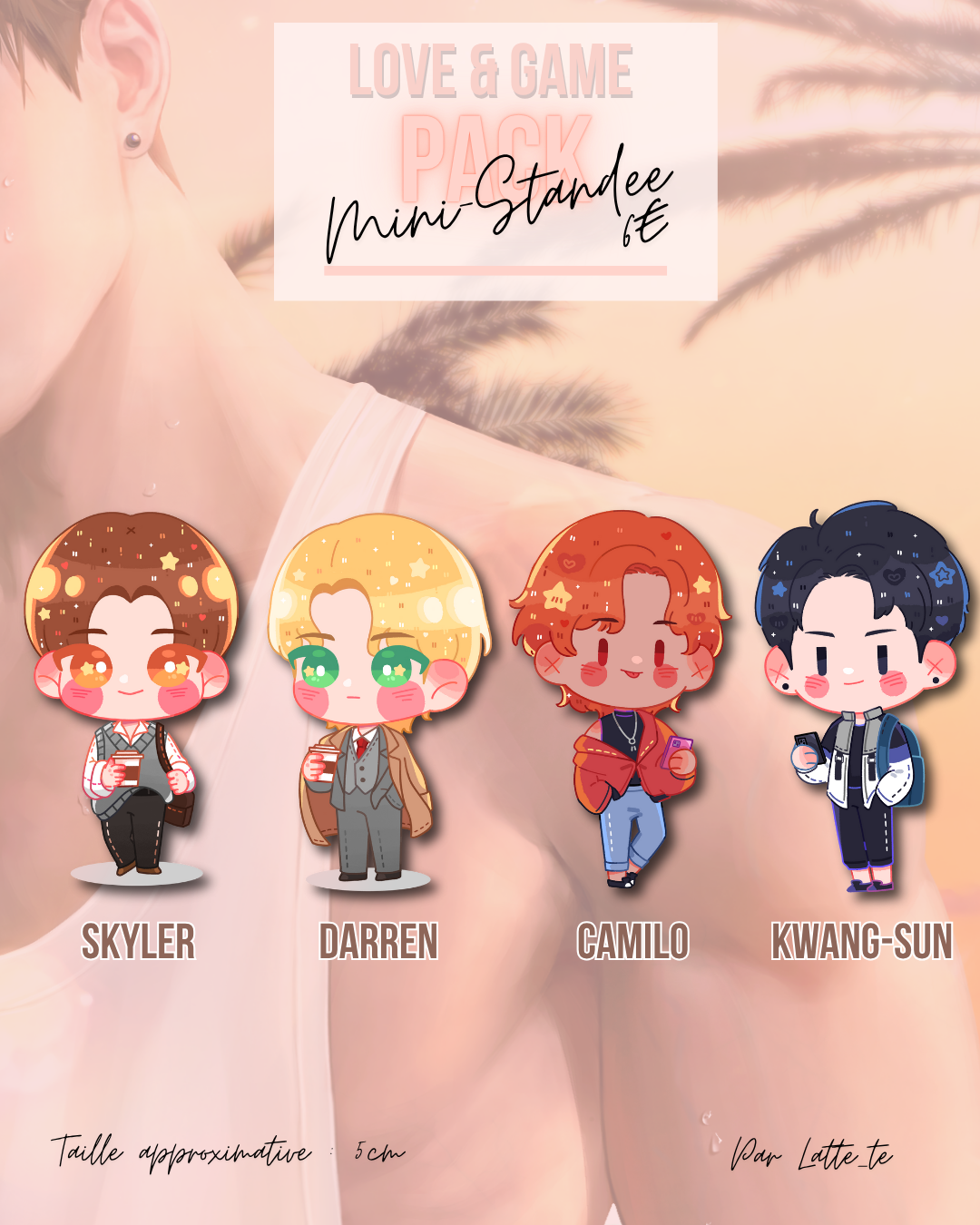 Mini Standee - Love & Game & Run Away