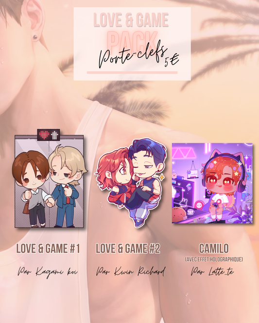 Porte-clefs - Love & Game